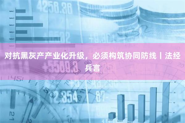 对抗黑灰产产业化升级，必须构筑协同防线丨法经兵言